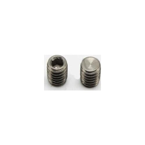 10pcs M4 M5 M6 M8 set screws allen none head flat end Ti male bolts titanium machine screw 5mm-10mm length