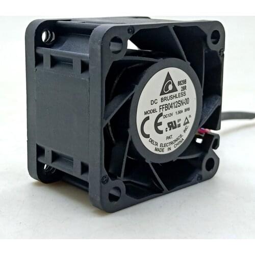 Miner power supply fan new DELTA FFB0412SN-00 4cm 4028 40mm 12V 1.50A 4-wire high volume booster fan power cooling