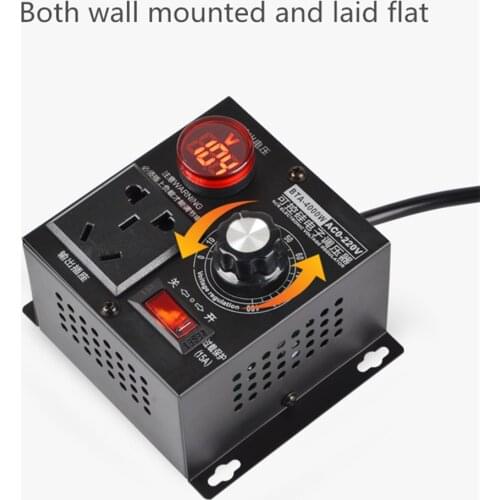 4000W High Power Thyristor Electronic Voltage Regulator Motor Fan Drill Variable Speed Governor Thermostat 220V