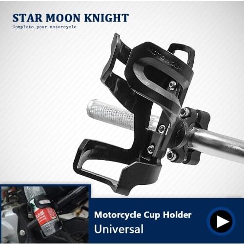 Crash Bar Water Bottle For Harley Motorbike Guard Drinking Cup Bracket Holder Motorcycle Bike Accessories