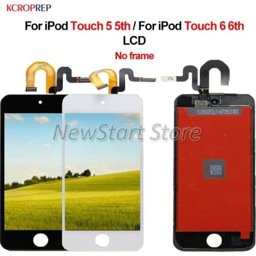 4.0" For iPod Touch 5 5th LCD For iPod Touch 6 6th LCD Display Touch Screen Digitizer Assembly Replacement Accessory 100% Tested