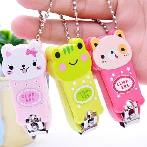 1Pc Baby Nail Scissors Set Lovely Nail Clippers Trimmer Newborn Baby Nail Clipper Nail Care Grooming Kit Set Gift Baby Care Sets