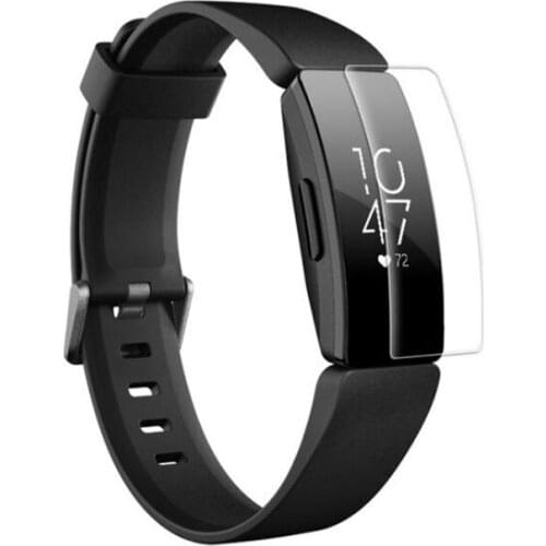 2pcs Soft TPU Clear Protective Film Guard For Fitbit Inspire/ Inspire HR Bracelet Smart Wristband Full Screen Protector Cover