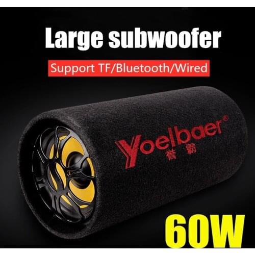 60W High Power Bluetooth Speaker Box Car Subwoofer System SoundBar Column Super Bass Stereo Surround Sound Music Center TF AUX