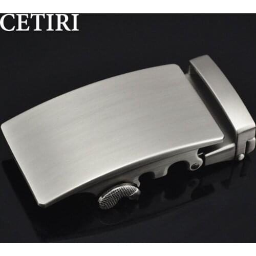 CETIRI 18 Fashion Designer Belts High quality alloy buckle for Not belt body Sliding Buckle Ratchet Luxury Men Automatic buckle