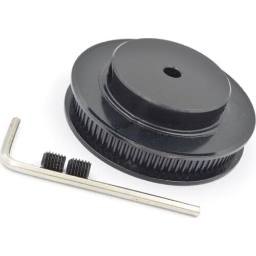 Black Anodized 80 Teeth 2M 2GT synchronous Pulley, Bore 5mm for width 6mm, 2MGT Timing Belt GT2 pulley Belt 80Teeth 80T