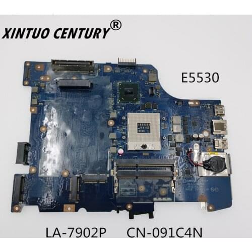 CN-091C4N 091C4N 91C4N LA-7902P E5530 FULCOL Para DELL Latitude Laptop Motherboard Testado 100% de trabalho