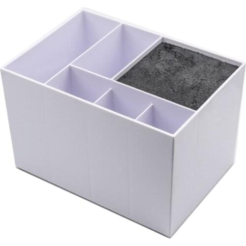 Hairdressing Tool Holder Multifunctional Detachable Large Storage Box Hair Desktop Organizer Anti Slip Scissor Holder