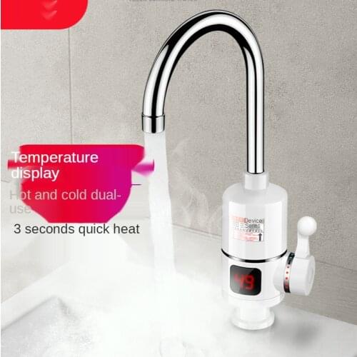 Electric Kitchen Water Heater Tap Instant Hot Water Faucet Heater Cold Heating Faucet Tankless Instantaneous Water Heater