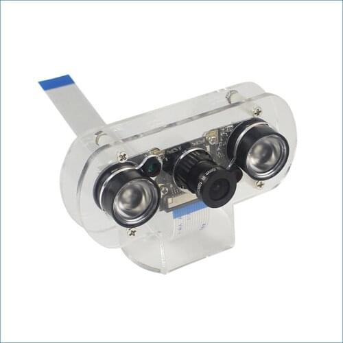 S ROBOT 5MP Raspberry Camera Focal Adjustable Night Vision Camera IR Sensor Light for Raspberry Pi 4 Model B/3B+/3B/Zero RPI128
