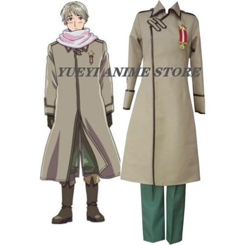Axis Powers Hetalia Anime Russia Halloween Cosplay Costume Halloween Christmas Party Suits Adult Outfit Clothing