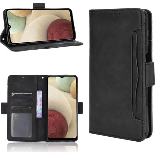 Leather phone case for Samsung Galaxy M32 back Cover Flip card wallet with stand Retro Coque