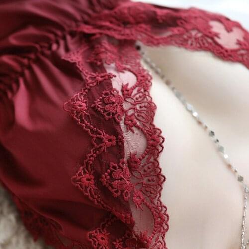 High Quality Sexy Sleepwear Nightdress Spaghetti Strap Mini Sleepdress Lace Side See Through Visible Lingerie Babydoll Nightgown