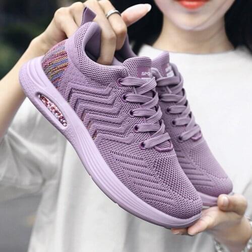 Autumn Womens Sports Shoes With Platform Comfortable Tennis Female Air Cushion Sneaker Woman Gym Luxury Shoes