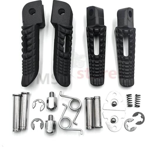 Motorcycle Front Rear Footrests Foot pegs For Suzuki GSR400 GSR600 GSXR600 GSXR750 GSXR1000 GSX1300R GSXR1300 B-king Hayabusa