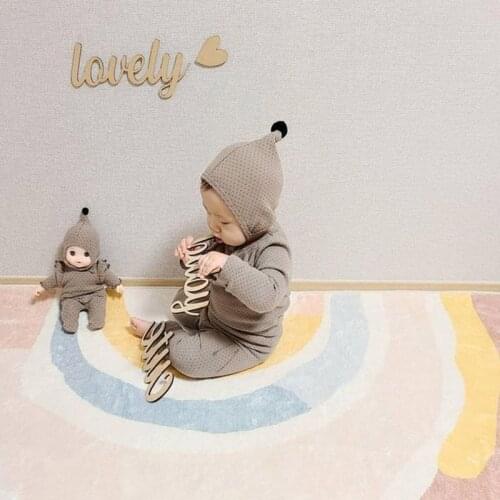 28EC Rainbow Baby Play Mat Kids Crawling Blanket Floor Rug Children Tents Carpet Bedroom Decoration Photo Props