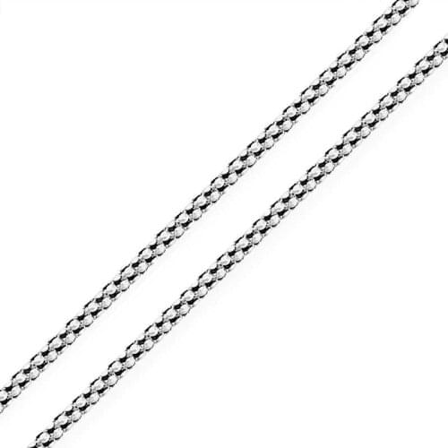 Silverlina Silver Popcorn Chain