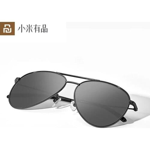 New Youpin ANDZ Classic SUS304 Black Sunglasses Driver Pilot Retro UV400 Protection Luxury Brand Sunglasses For Men And Women