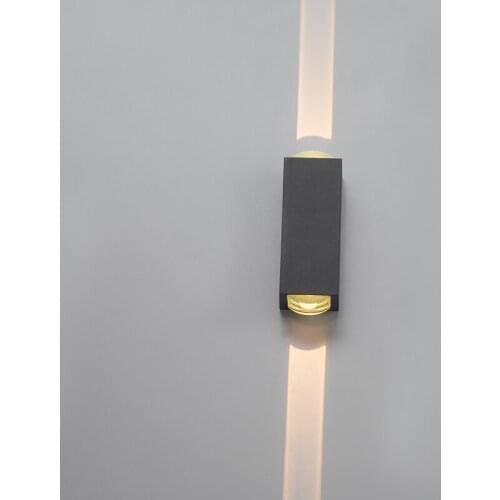 Modern Simple Aluminum Long Linear Light Efficiency Project Stairway Passage Living room study room bedroom Wall Lamp