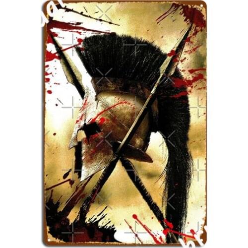 Spartan Achilles Greek Warrior Poster Metal Plaque Plaques Bar Cave Club Party Create Tin Sign Poster
