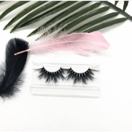 Hand Made 25 MM False Eyelashes 3D Mink Lashes Long Faux Cils for Makeup