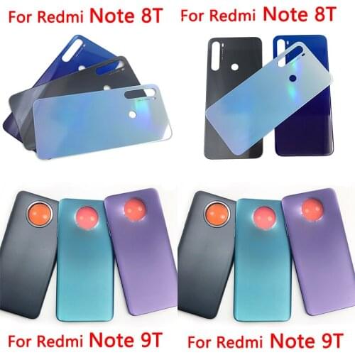 Back Battery Cover Glass For Xiaomi Redmi Note 8T with Glue