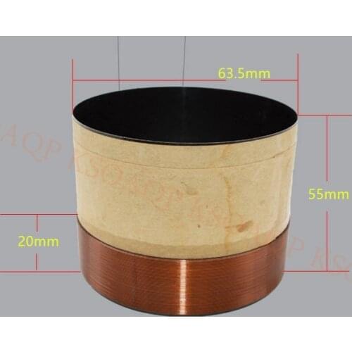 1PCS 63.5mm voice coil for replace 12 inch 15inch woofer/bass speaker for JBL 15 speaker M115-8A