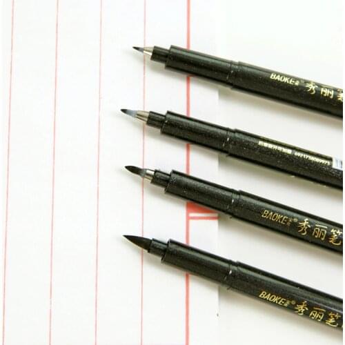 1pc Simplicity Creative Hard Head Soft Head Marker Pen Journal Brush Markers Brush Pen Drawing Art Supplies