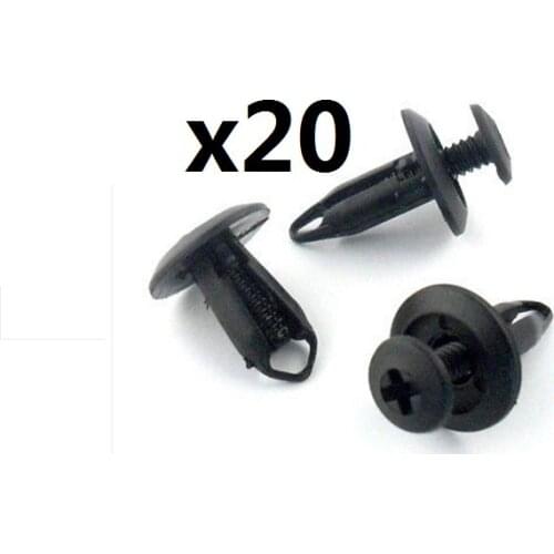 20 For Clip Di Fissaggio per Passaruota Paraurti E Plastiche Ford