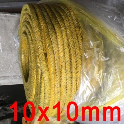 10mm x 10mm Pure cotton yarn packing plain yarn stuffing seal Grease Water pump seal Butter packing