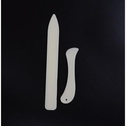 Paper Creaser 2Pcs/Set Card Making Photo Album Paper Folding Tool DIY Crafts Edge Side Slicker for DIY Scrapbooking