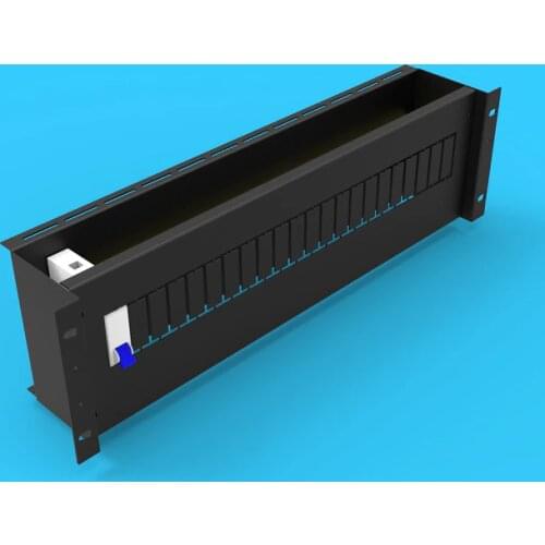 3U rack distribution box Simple type rack is special high voltage electricity box column head cabinet C45 guide rail type elect