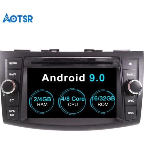 Aotsr Android 9.0 GPS Navigation Car DVD Player For SUZUKI SWIFT 2011-2016 Multimedia Radio Recorder 2 DIN 4G+32G 2G+16G