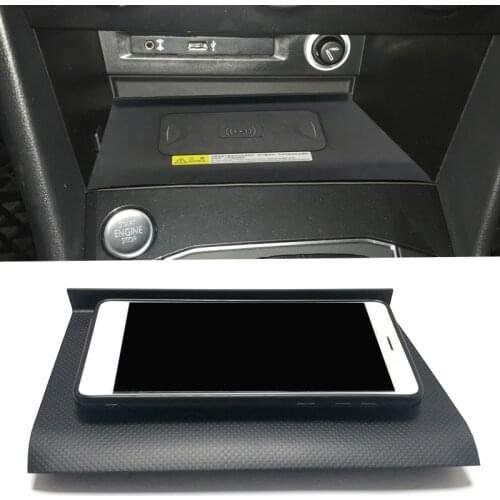For Volkswagen Tiguan MK2 Allspace Tharu 10W car QI wireless charger fast charging phone holder accessories for iPhone 8
