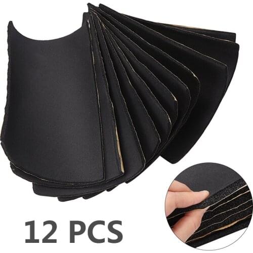 12Pcs/pack 500x300x10mm Car Sound Hot Mat Noise Proof Bonnet Insulation Deadening Engine Firewall Heat Foam