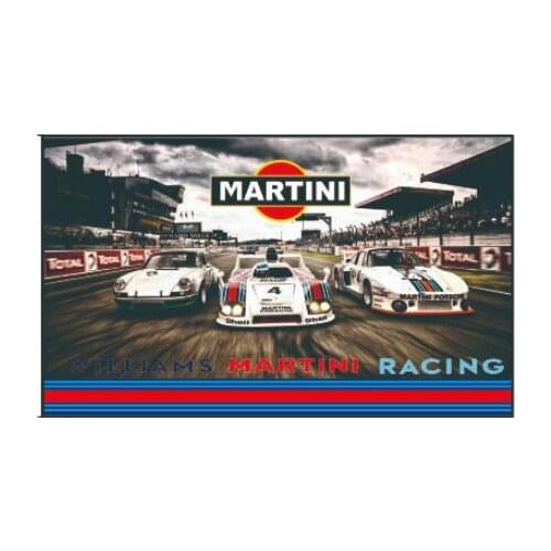 Custom Flag Car Martini Flag 3x5ft 100% Polyester