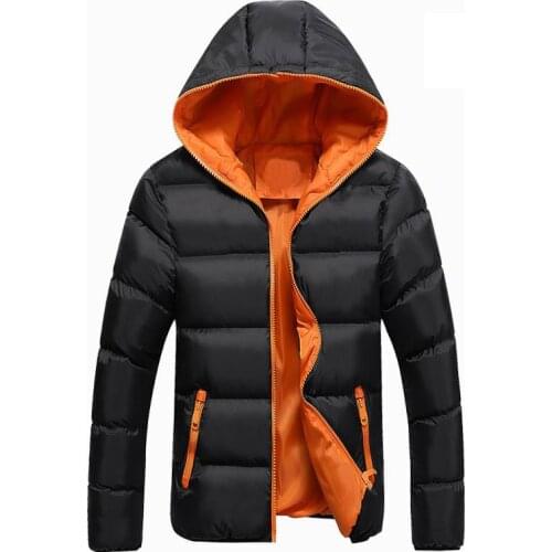 Quality Jackets Men Winter Casual Outwear Windbreaker Solid Slim Fit Hooded Overcoats Homme Plus Size S - 5XL Jaqueta Masculino