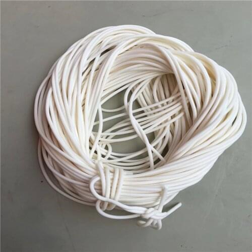 Silicone Foam solid seal strip Round dia 1/1.5/2/2.5/3/4/4.5/5/5.5/6/7/8/9/10mm Oring line cord Foaming rubber molding damper