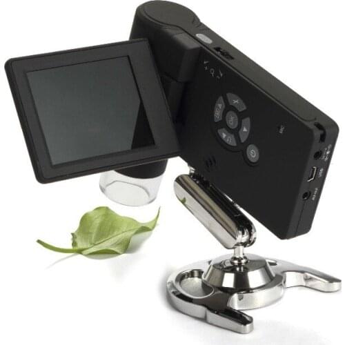 Mobile Portable Handheld DV/TV/USB Digital Microscope 500X 5.0MP 8 LED 3'' LCD Display SD Card