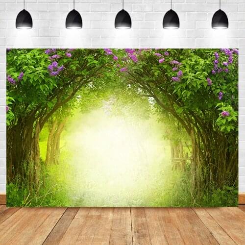 Mocsicka Fairy Tale Fantasy Backdrop Dreamy Forest Abstract Photo Booth Background Jungle Safari Tree Decor Photo Background