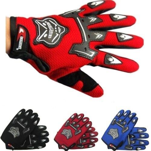 Motorcycle Racing Gloves Mens Motorbike Motocross MX ATV Quad Dirt Trail Pit Bike BMX DH Off Road Downhill Full finger Mittens