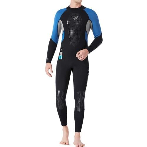Full Body Wetsuit for Men - Diving, Snorkeling, Swimming, Kayaking, Canoeing Swimsuit - Multiple Sizes