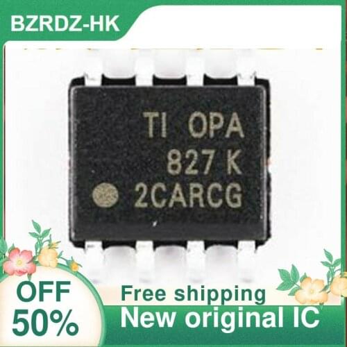 2-10PCS/lot OPA827AIDR OPA827AID OPA827 SOP-8 New original IC