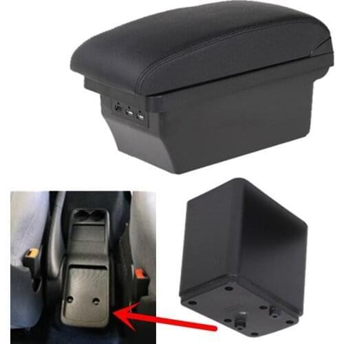 For Citroen Berlingo Peugeot Partner tepee car armrest ABS arm rest car-styling armrest box center console USB accessories