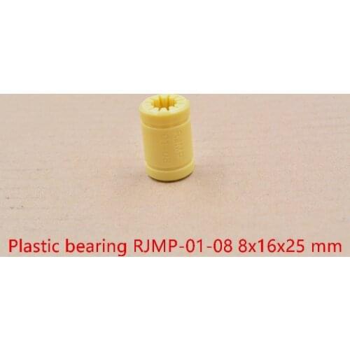 3d printer 8mm engineering plastic bearing solid 8x15x24 8x16x25 RJ4JP-01-08 RJMP-01-08