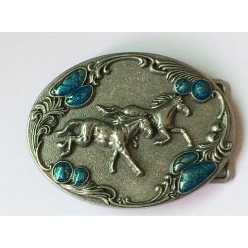 Western cowboy High Quality Belt Buckle JF-BY306 suitable for 4cm wideth belt with continous stock free shipping