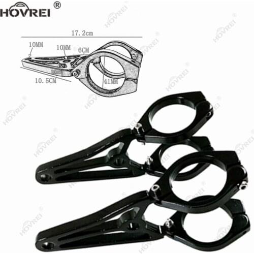 2PCS 41mm Headlight Bracket universal Motorcycle headlight bracket Fork Ear headlamp Turn Signal Mount Clamps For Cafe Racer