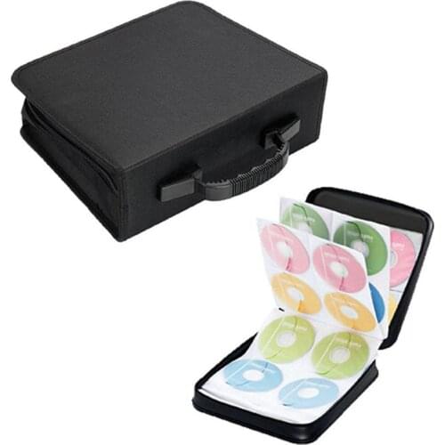 288 Disc CD DVD Case Storage Bag Album Holder Box Cover Carrying Organizer Disc Storage Wallets CD/DVD Storage Box
