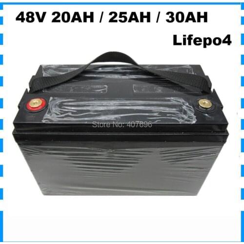 2000W 48V 30AH Electric bike scooter bicycle battery 15S 48V lifepo4 Ebike bateria With 50A BMS 5A Charger free customs duty