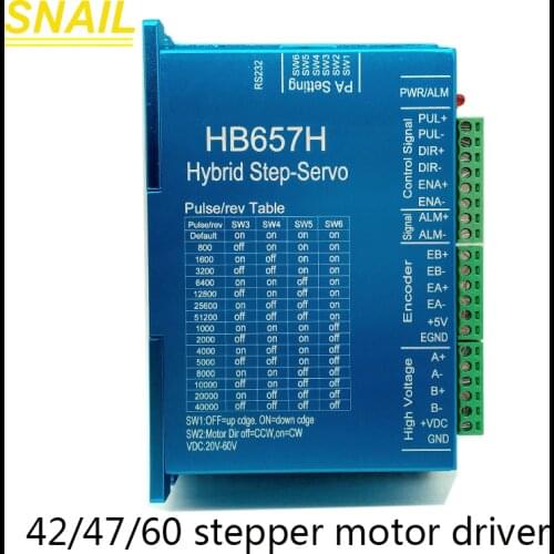 Stepper motor driver.HBS657H.for 42 57 60 closed loop motor